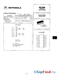 Datasheet MC10100FNR2 manufacturer Motorola